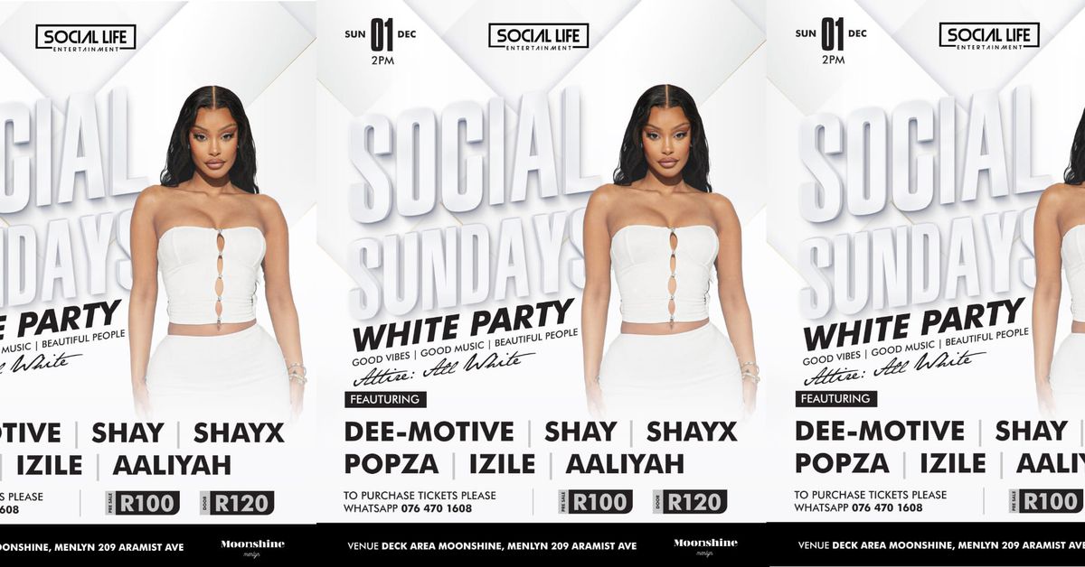 SOCIAL SUNDAYS White Party