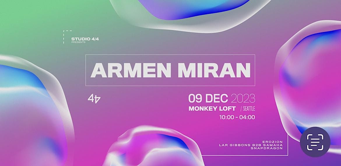 Studio 4\/4 presents ARMEN MIRAN