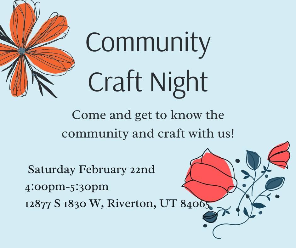 Community Crafting Night 