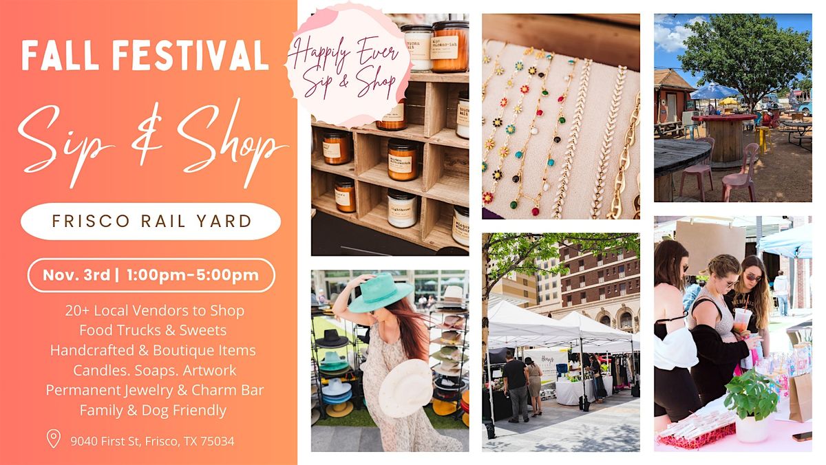 Frisco Fall Festival Sip & Shop