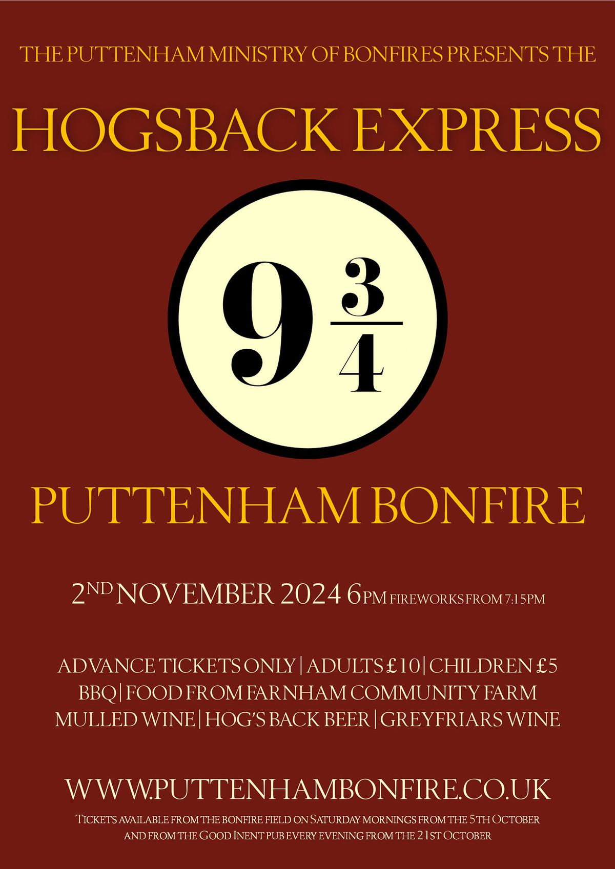 Puttenham Bonfire 2024: Hogsback Express