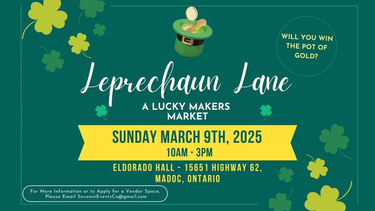 Leprechaun Lane - A Lucky Makers Market