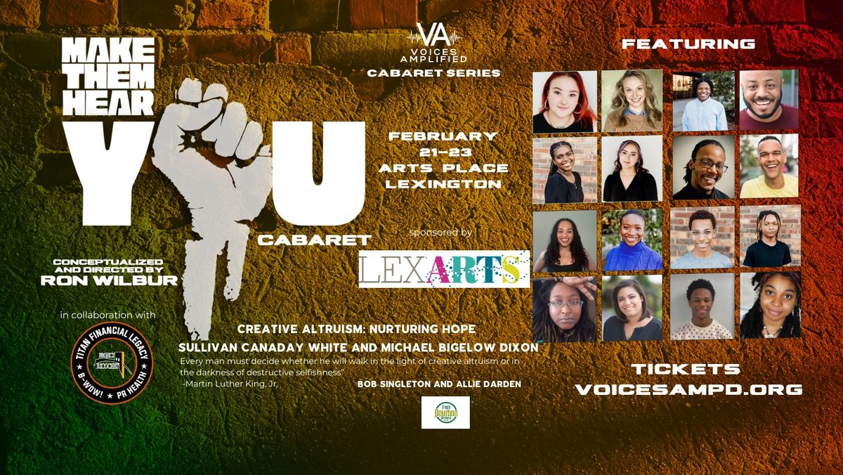 Make Them Hear You- Voices Ampd Cabaret Series