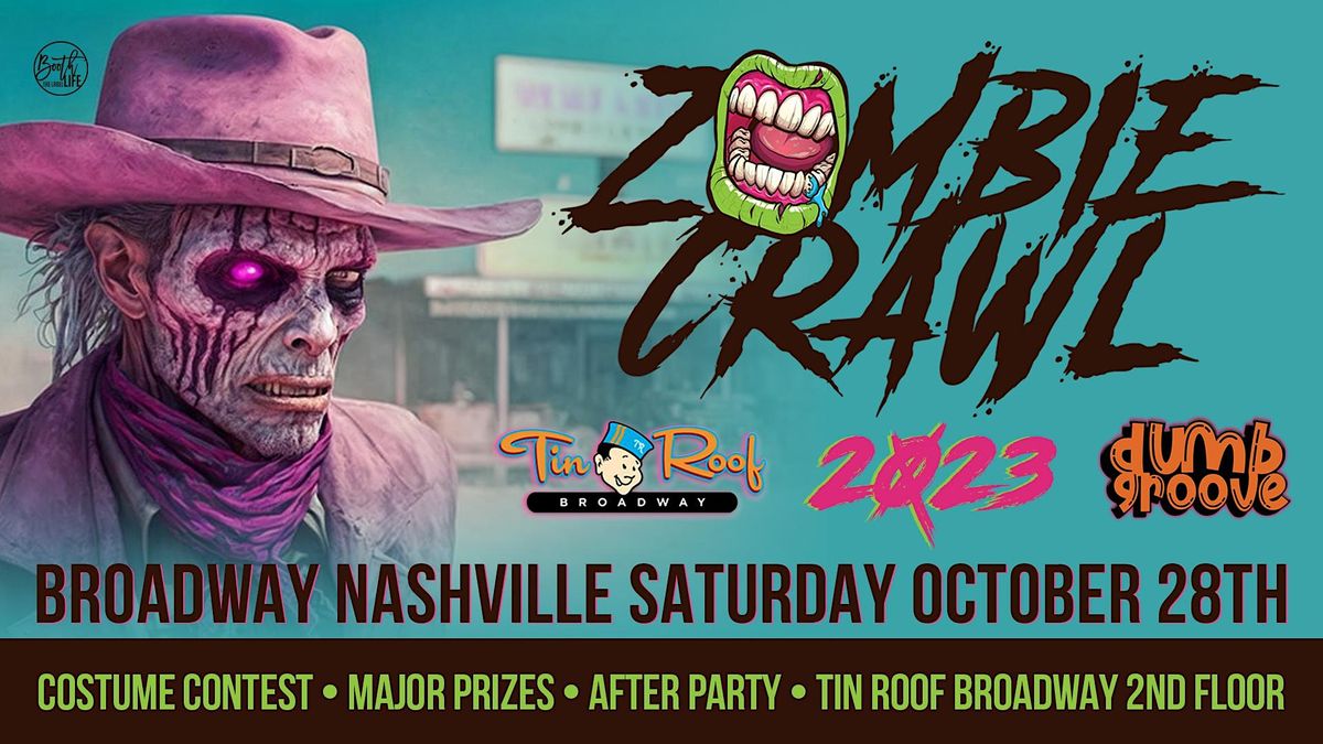 Zombie Crawl Broadway - a Nashville Halloween Bar Crawl