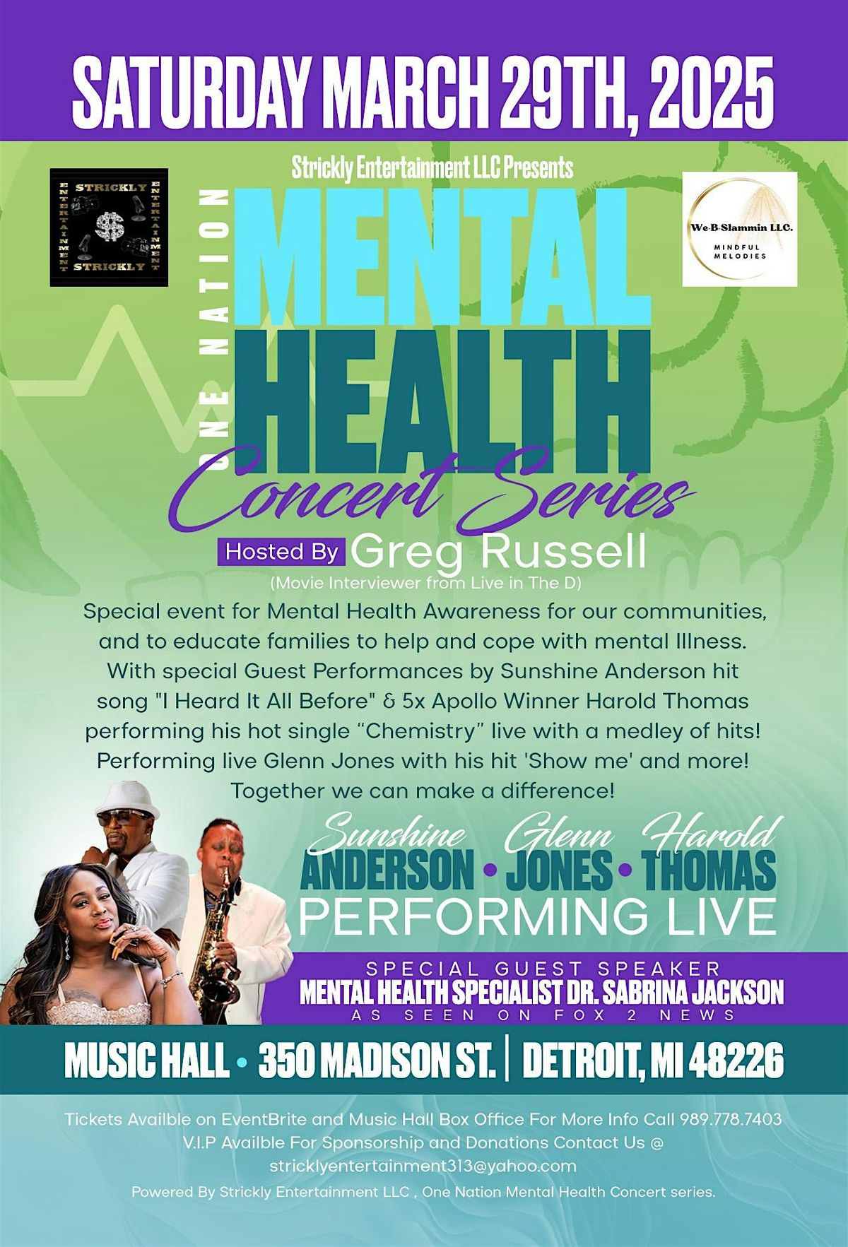 Mental Health Concert series