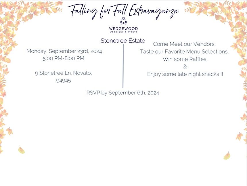 Falling for Fall Extravaganza