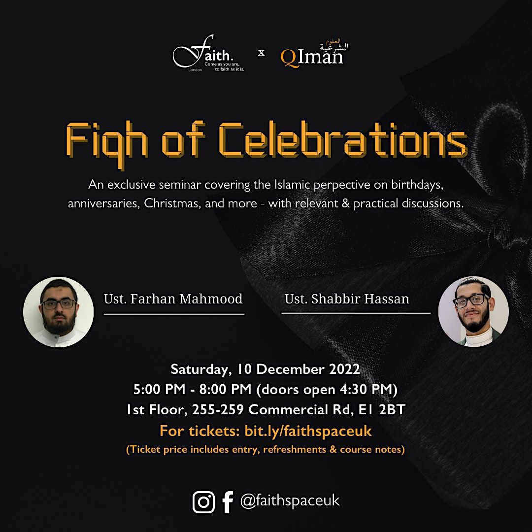 Fiqh of Celebrations (Seminar)