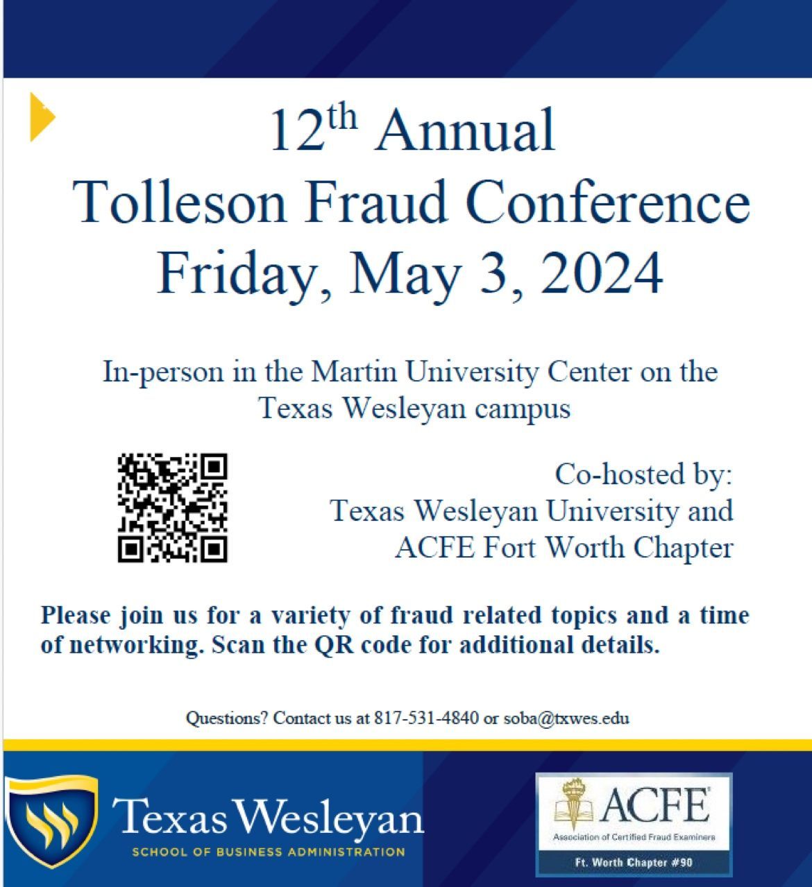 12th Annual Tolleson Fraud Conference
