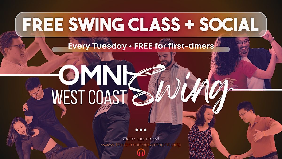 FREE West Coast Swing Class + Social: May 7 @ Omni Studios