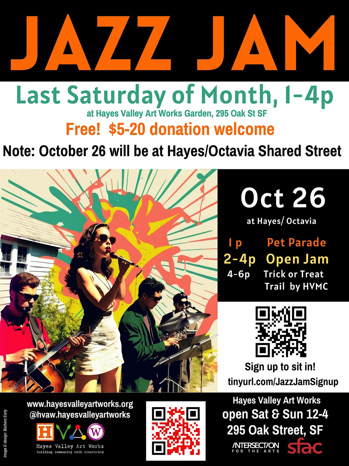 Jazz Jam! Plus special Pet Parade\/ Costume Contest