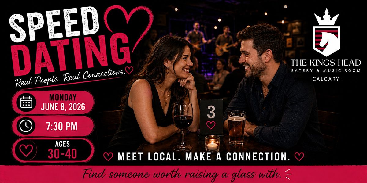Calgary Speed Dating (Age 30-40)