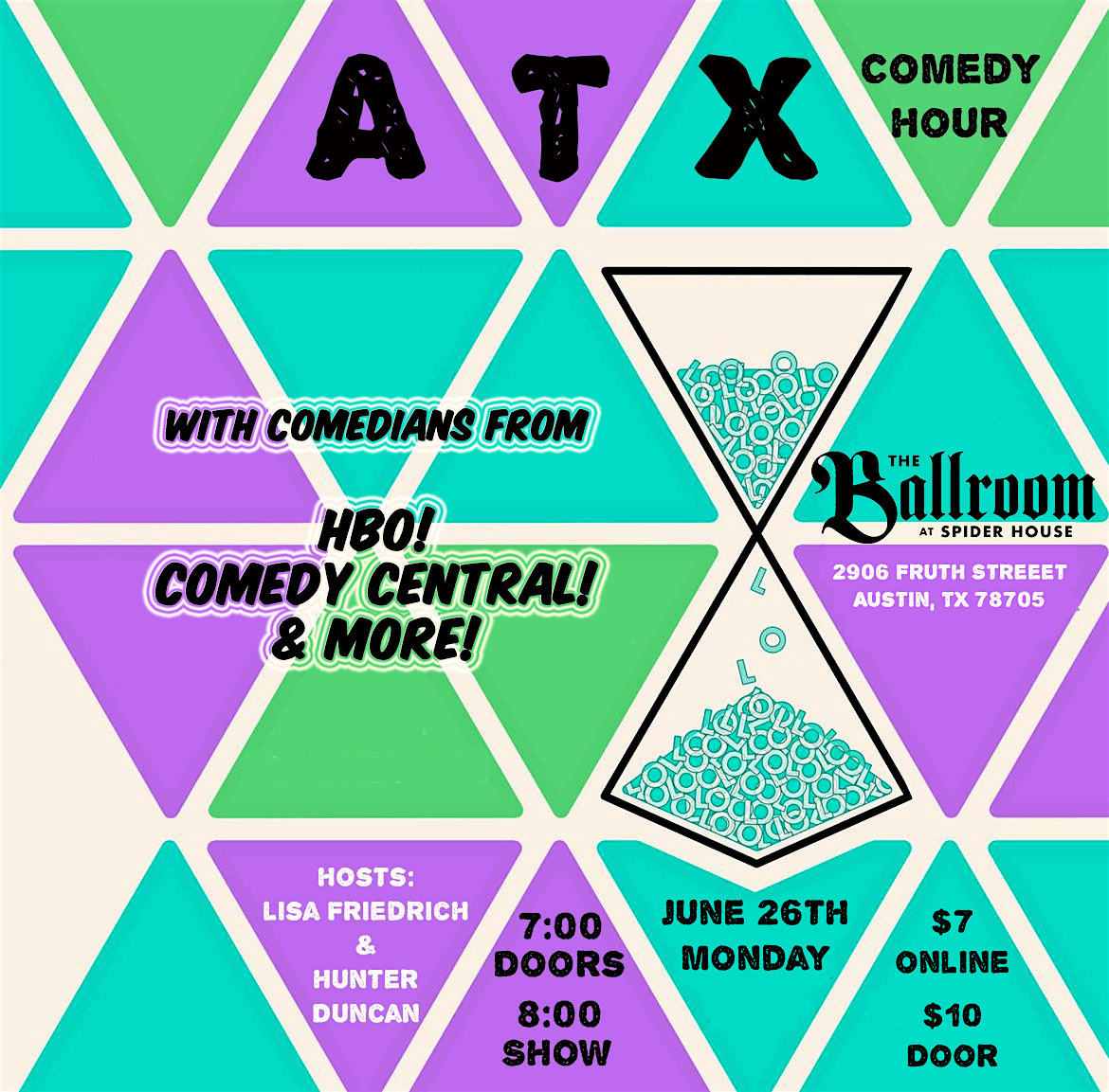 ATX Comedy Hour: DECEMBER PARTY!