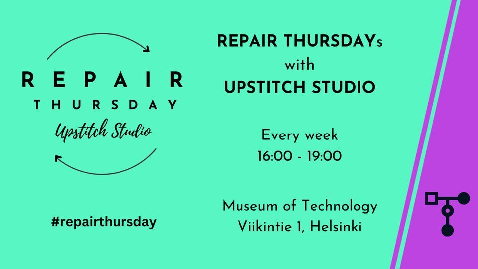 Repair Thursday(s) with Upstitch Studio ??\ufe0f\u267b\ufe0f
