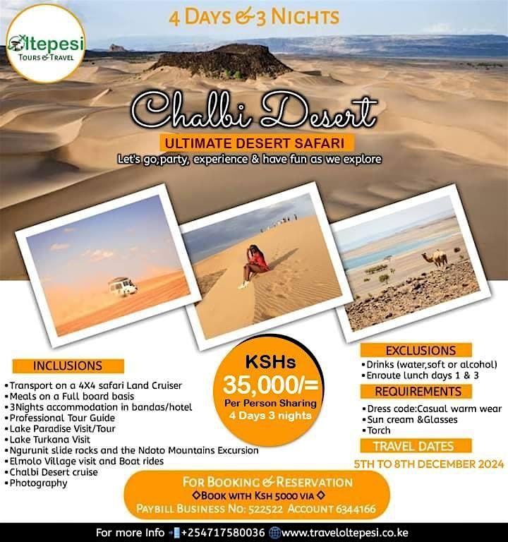 Chalbi Desert Expedition  @35000