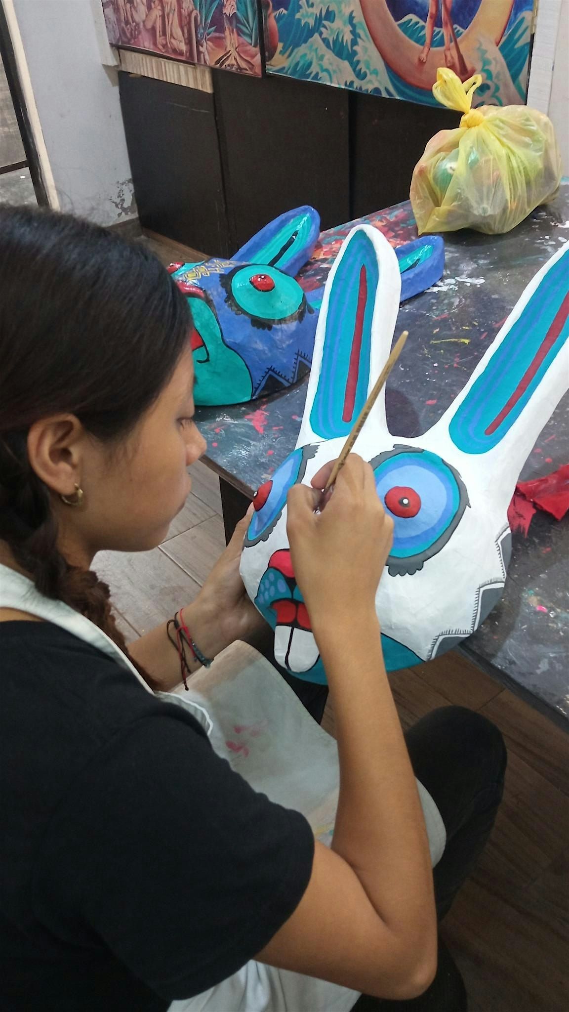 Casa Tina's Sip and Paint  Spirit Mask Class Sunday 19, Oct 11:30 am-2:30pm