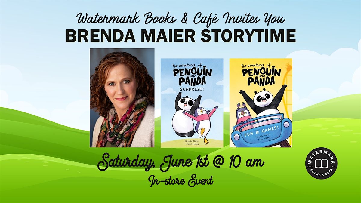 Watermark Books & Caf\u00e9 Invites You to Brenda Maier