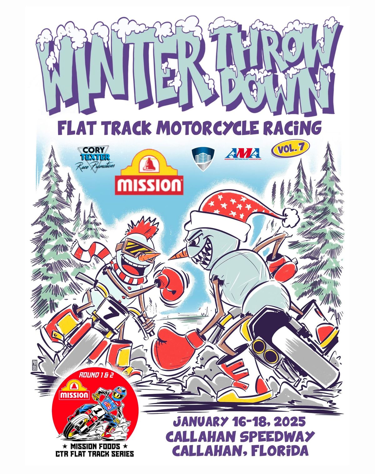 Winter Throwdown Flat Track Race Vol. 7