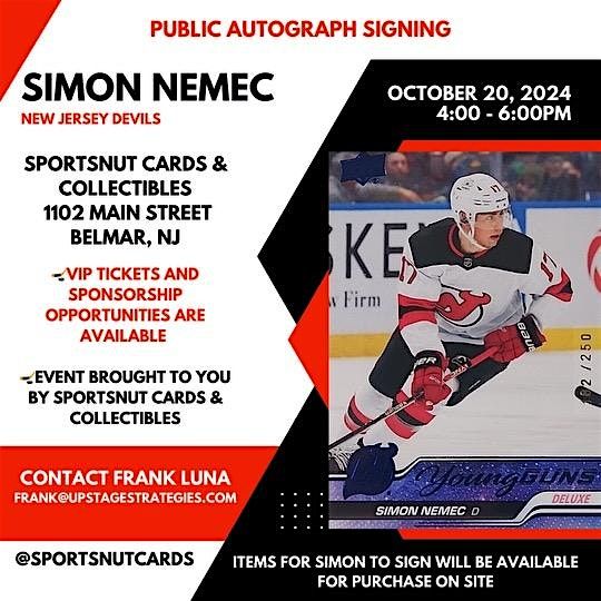 Simon Nemec Public Signing