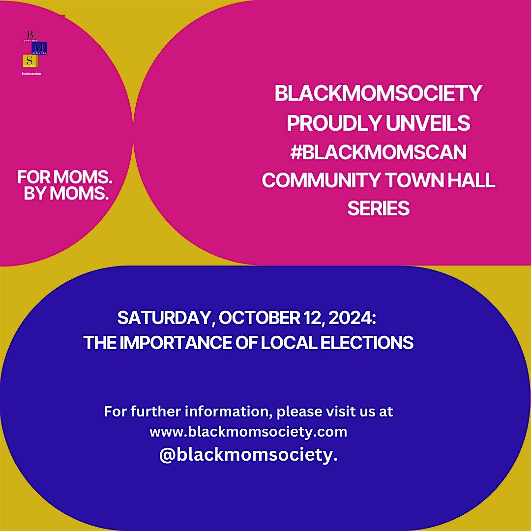 #Blackmomscan Community Town Hall Local Elections