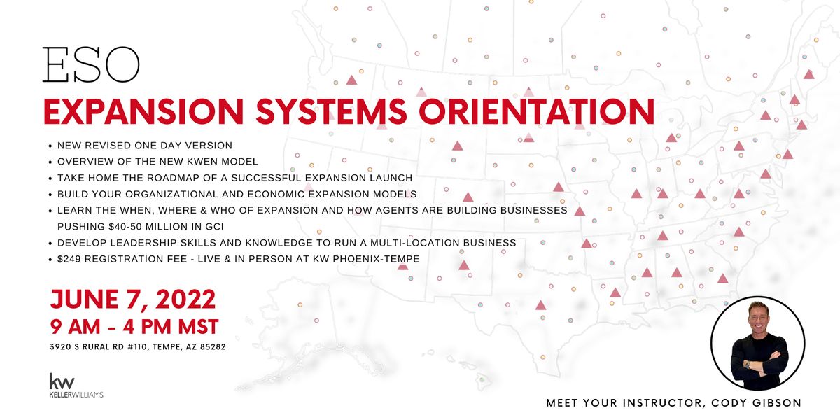 Expansion Systems Orientation (ESO) Phoenix, Keller Williams Realty