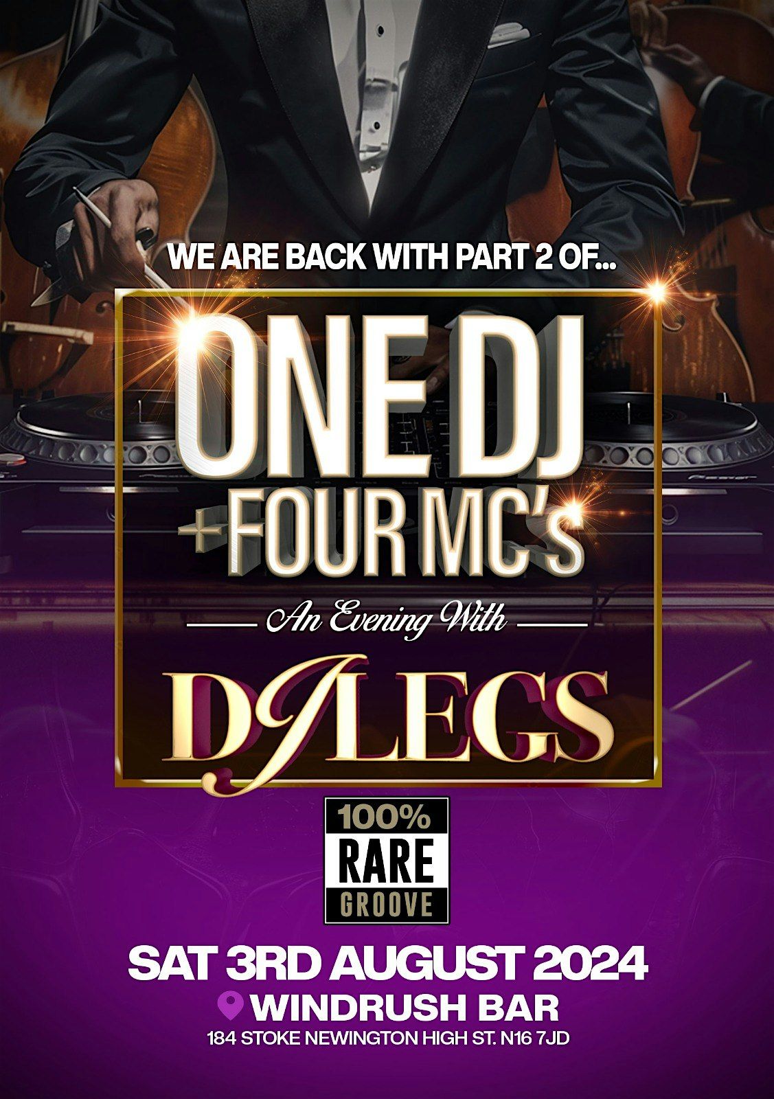 ONE DJ & FOUR MC'S