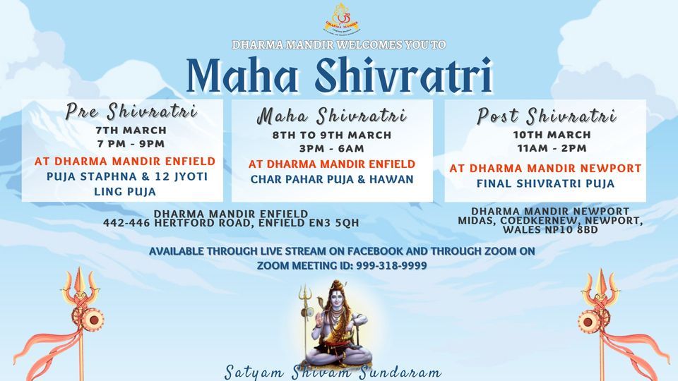 2024 Maha Shivratri at Dharma Mandir