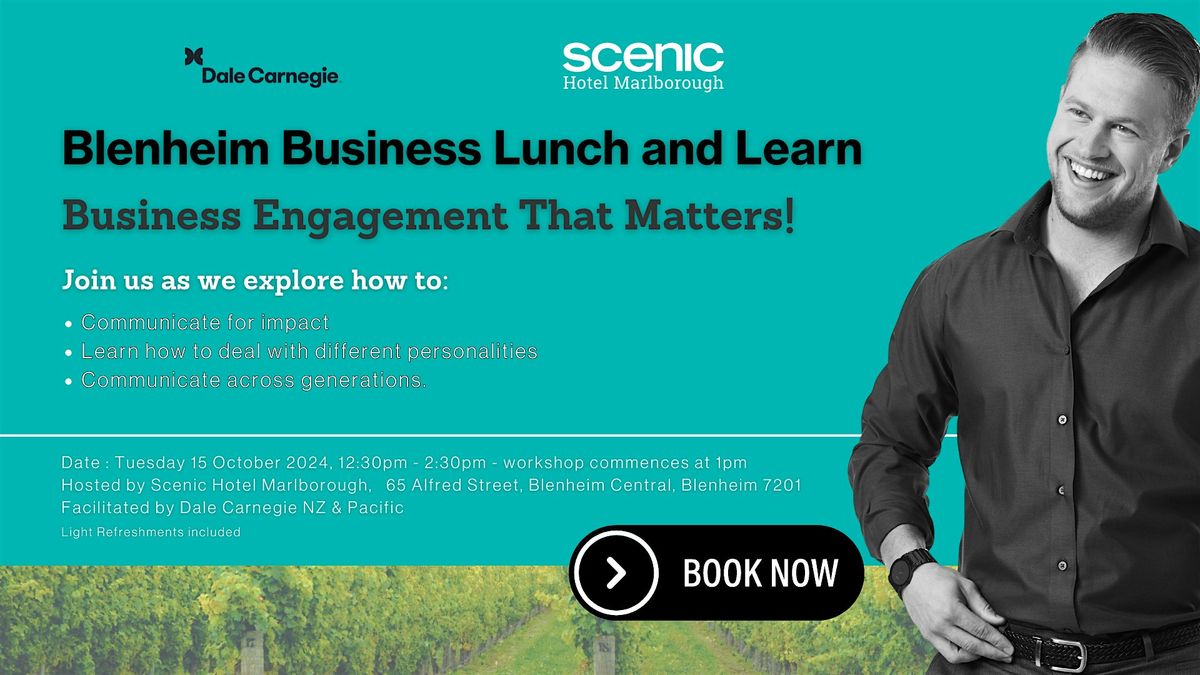 Blenheim Business Lunch and Learn