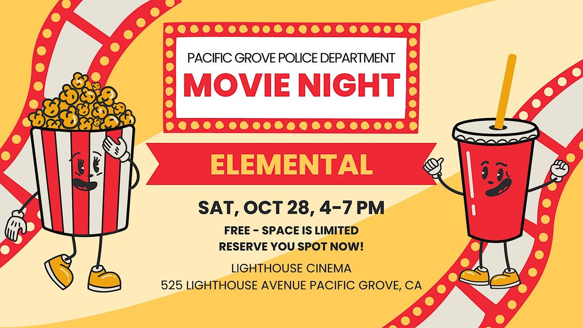 Pacific Grove Police Department Movie Night