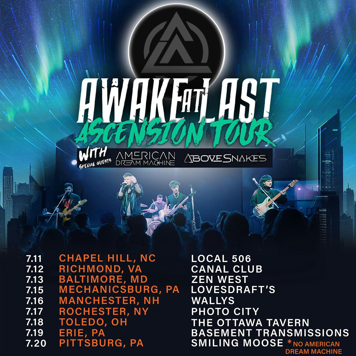 Awake At Last 'Ascension' Tour