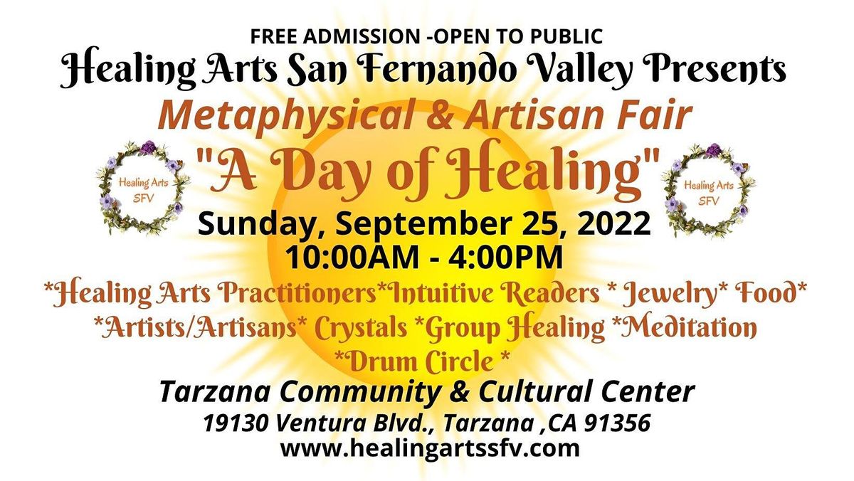 "A Day of Healing" Metaphysical & Artisan Fair