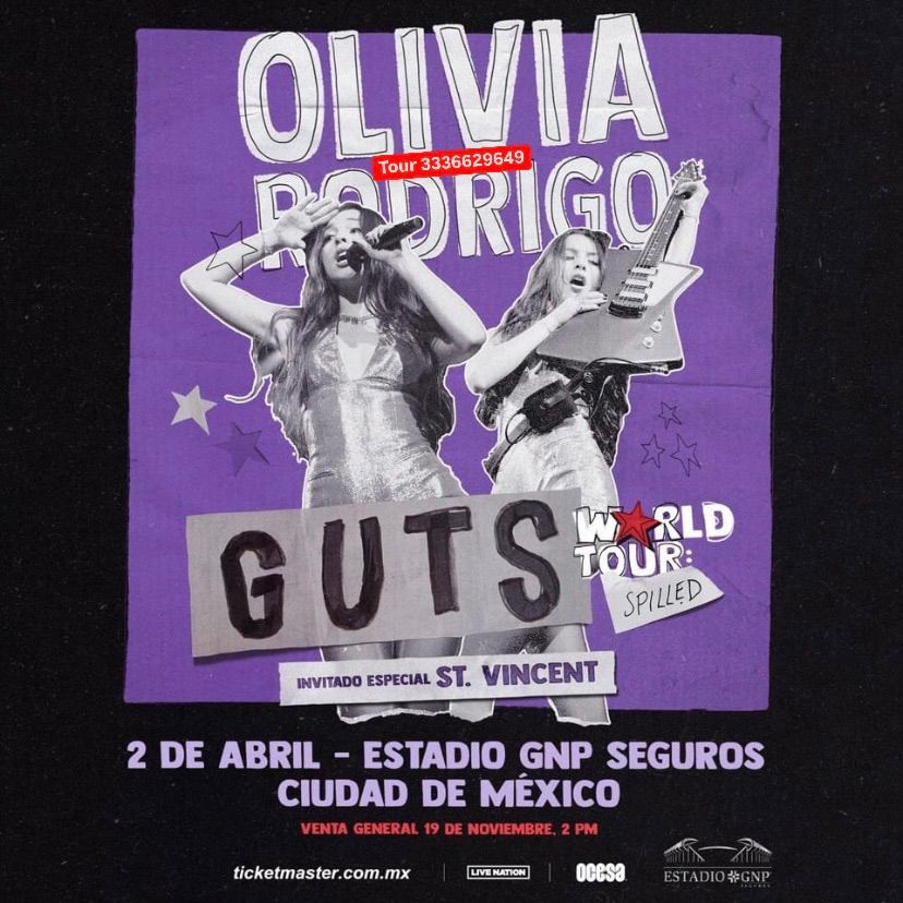 Olivia Rodrigo tour de Guadalajara