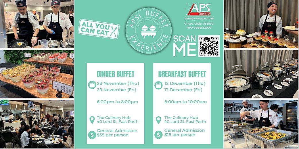 Dinner Buffet Experience - Thursday, 28 Nov. 2024