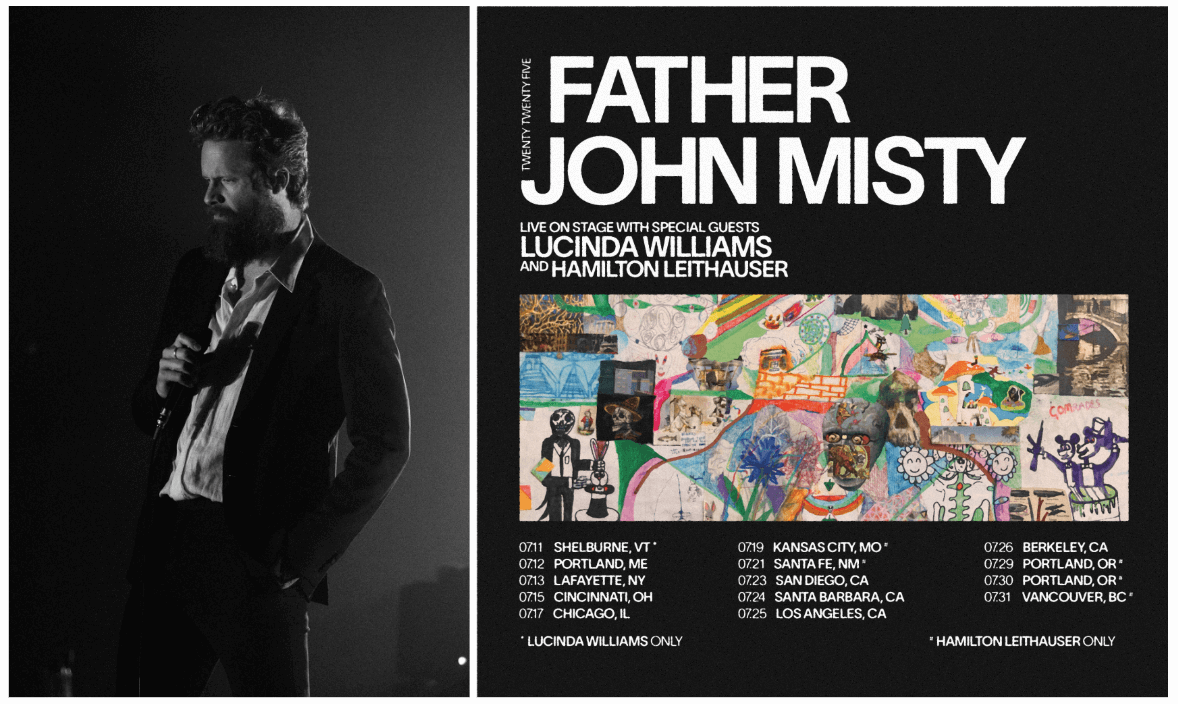 Father John Misty with Lucinda Williams, Hamilton Leithauser