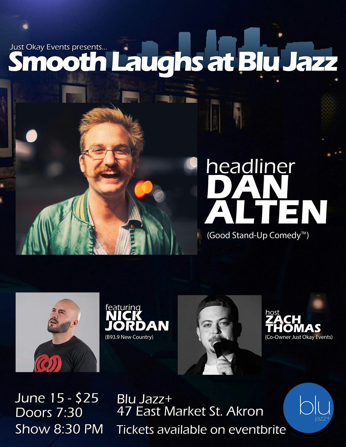 Smooth Laughs at Blu Jazz with Dan Alten