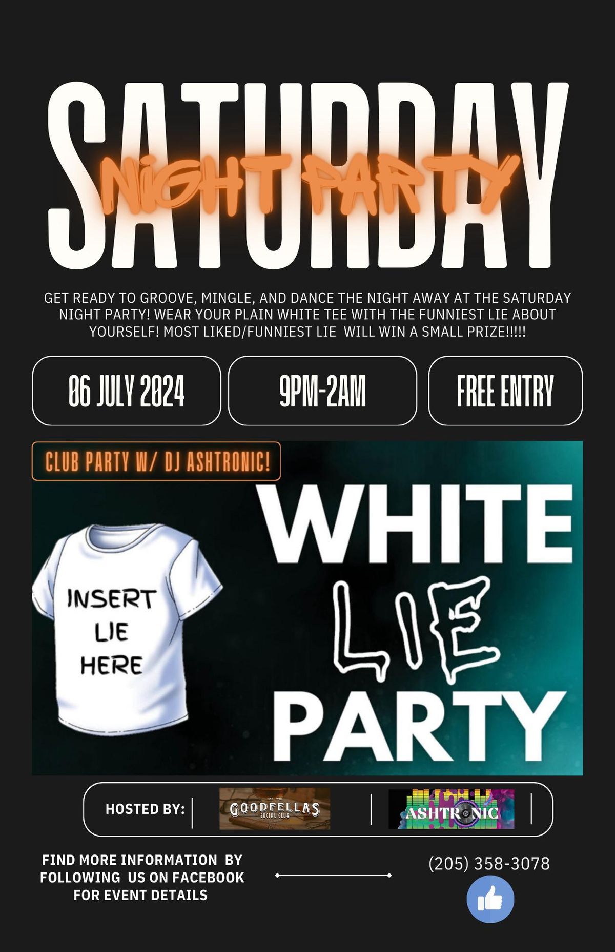 White Lie Night DJ Party 