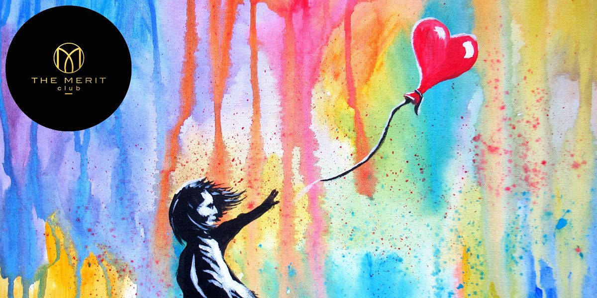 Pop Up Painting THE MERIT CLUB, London Art Bar, 16 November 2023