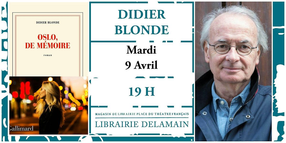 Litt\u00e9rature : Didier Blonde