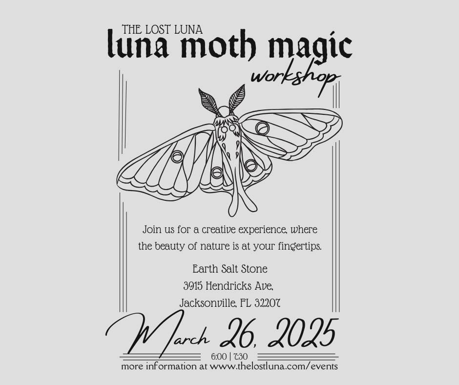 Luna Moth Magic Workshop