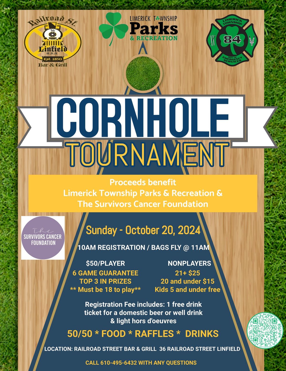 Limerick Township Parks & Recreation Cornhole Tournament