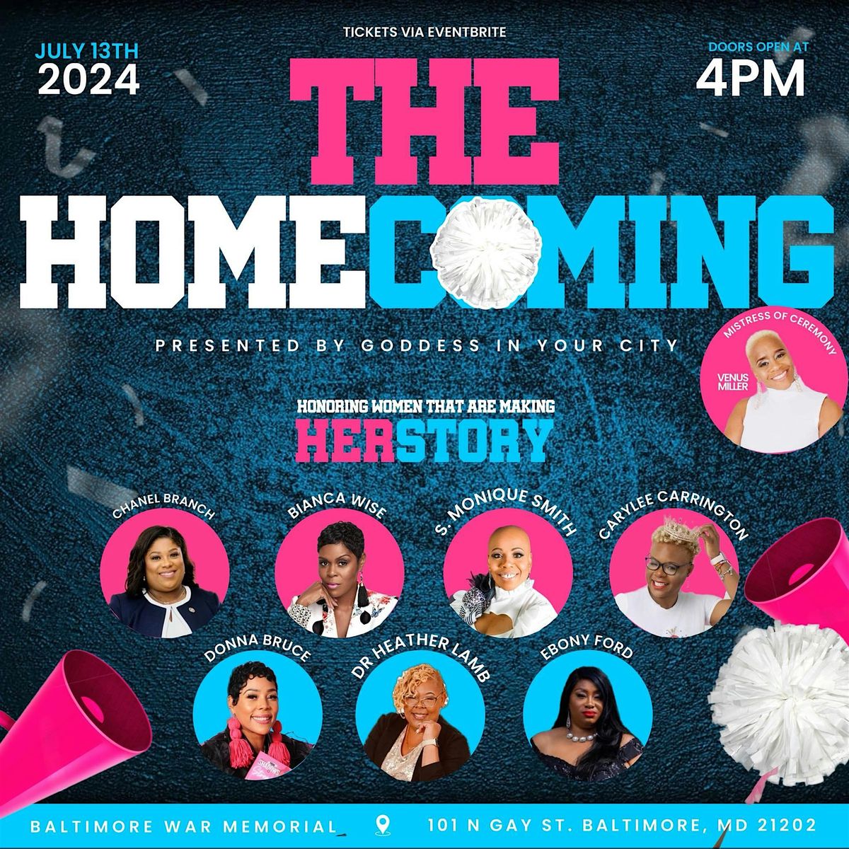 Goddess In Your City DMV "The HomeComing"