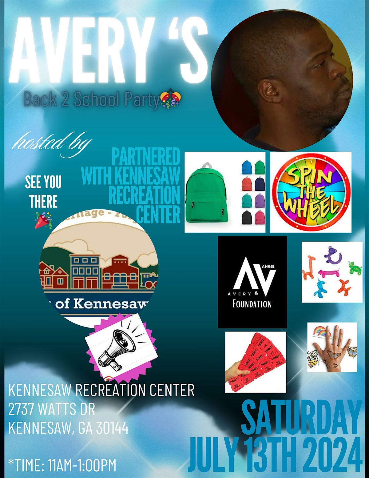 AVERY\u2019S 2nd ANNUAL BACK 2 SCHOOL PARTY