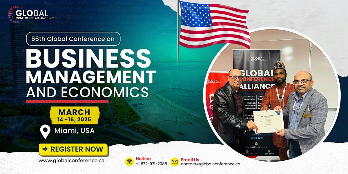 66th Global Conference on Business Management and Economics (GCBME)