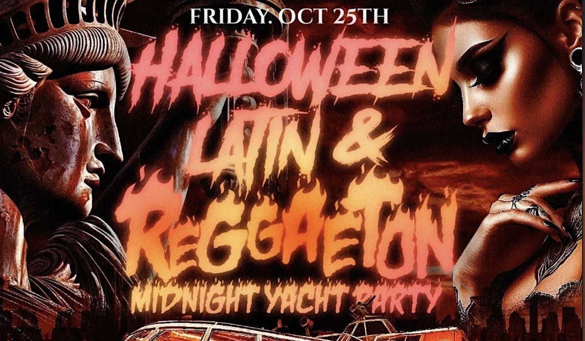 10\/25 HALLOWEEN LATIN BOAT  PARTY  NEW YORK CITY  SUNSET  SERIES