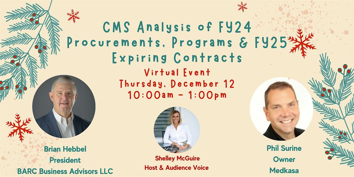 CMS Analysis of FY24 Procurements, Programs & FY25 Expiring Contracts