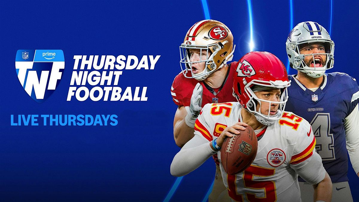 FREE NFL THURSDAY NIGHT FOOTBALL LIVE on a 165 inch SCREEN - FOOD & DRINKS