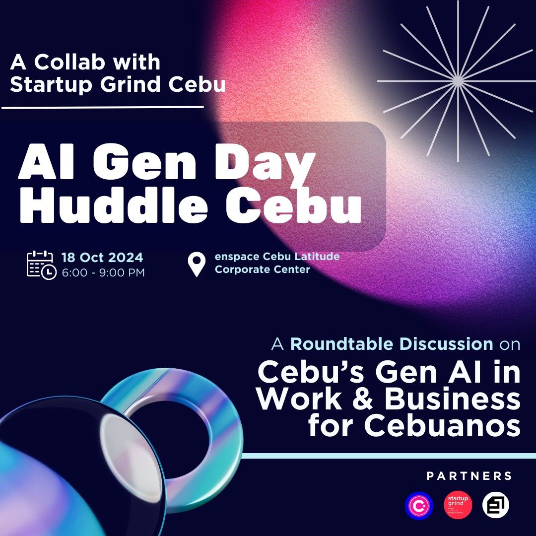 The Future of Gen AI for Cebuanos in Work & Business | Roundtable Discussion 