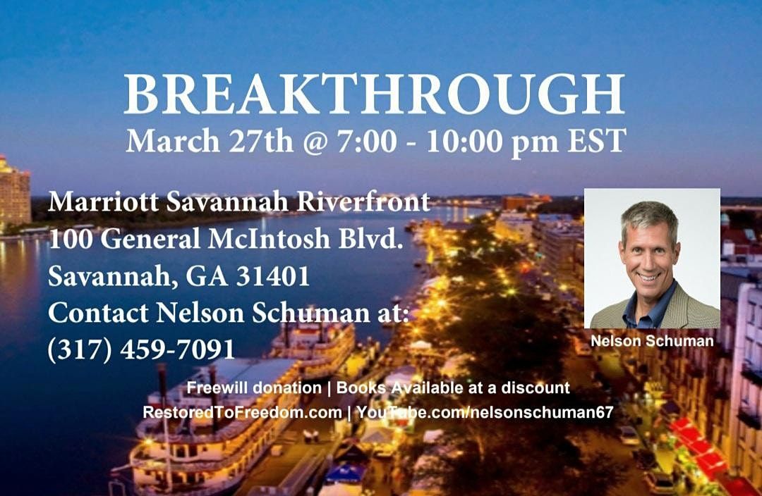 Breakthrough In Savannah Ga Marriott Savannah Riverfront 27 March 21