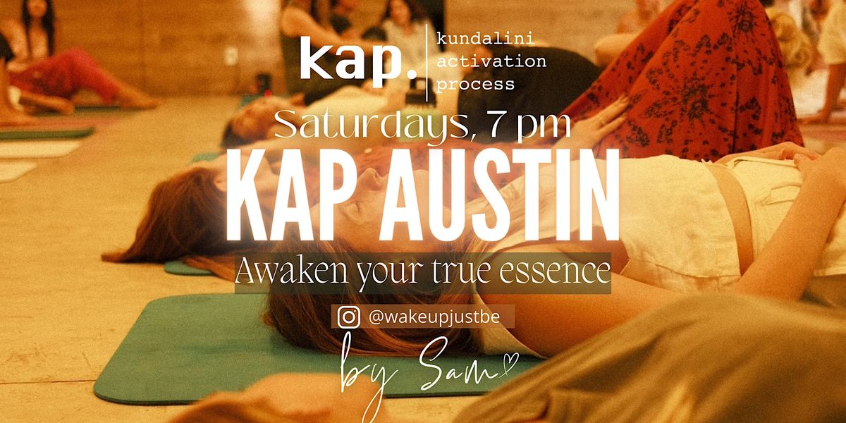 KAP (Kundalini Activation Process): with Samantha @ Dharma Yoga East Austin