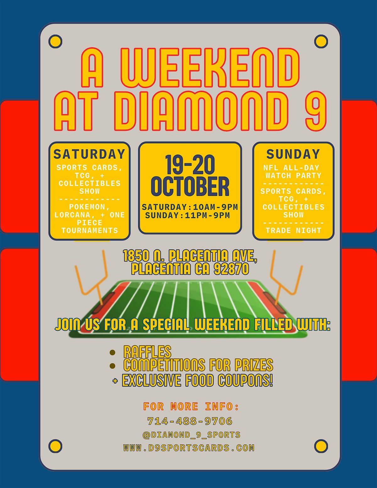 A Weekend at Diamond 9