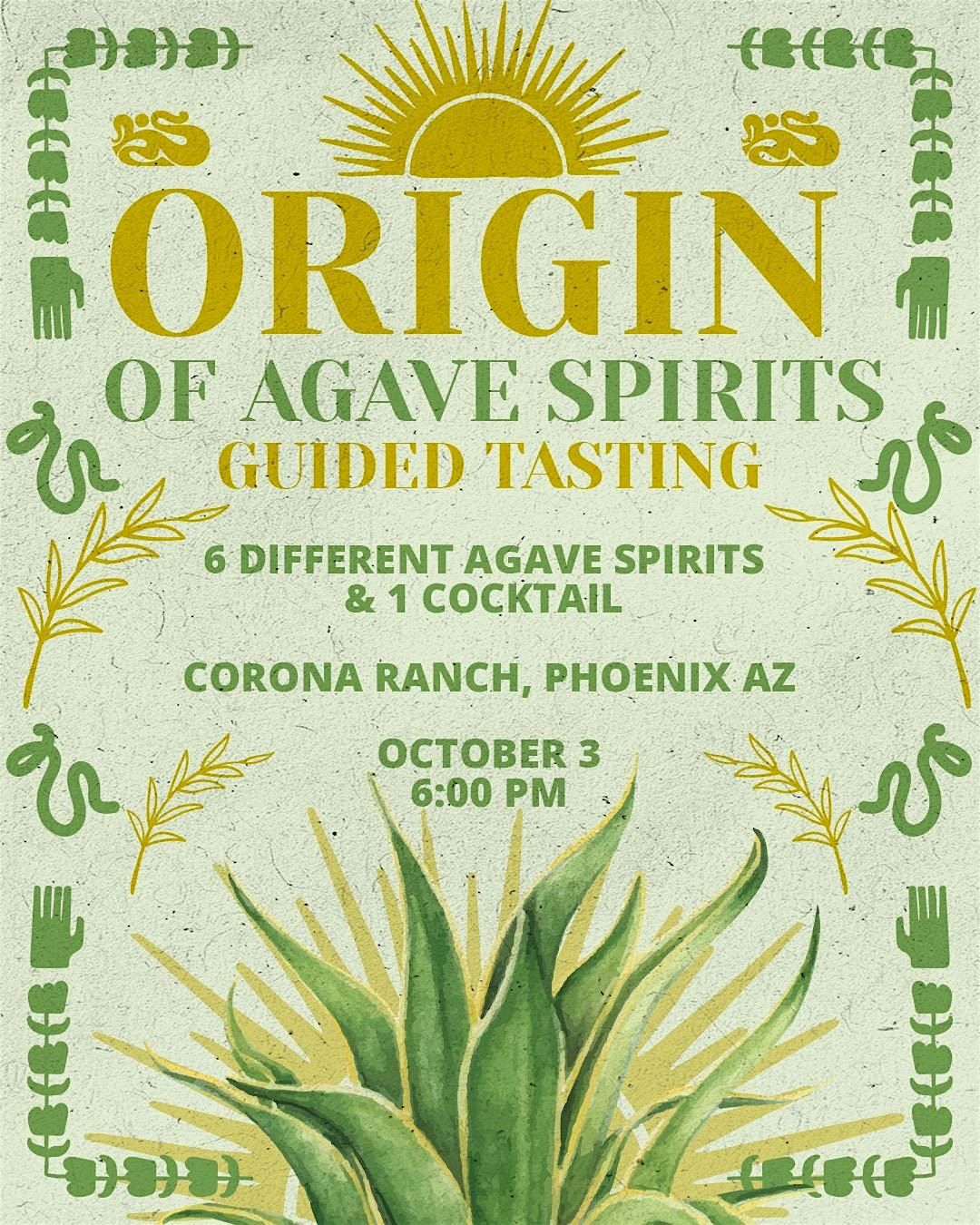 Origins of Agave Spirits: Mezcal Tasting & More!